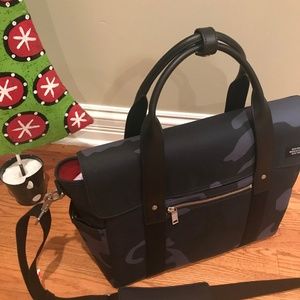 NWT Jack Spade Survey Bag Camo Waxwear Blue Camo